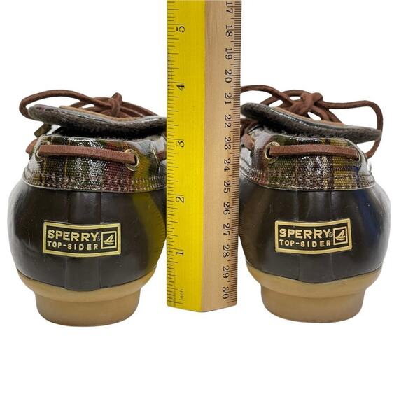 Sperry Top Siders Duck Boat Shoe Boot Womens Brown Slip On Waterproof 6 Classic - Picture 4 of 11